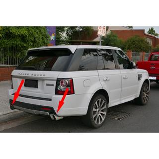Avgasändrör V2 (2 st, rostfritt stål) Range Rover Sport 2005–2013 foto 1