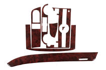 Chevrolet Aveo T250 2005–2011 Instrumentpanellister (litet set) Aluminium foto 1