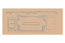 Honda CRV 2007–2011 Instrumentpanelsdekor Svart foto 2