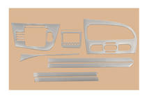 Seat Leon 2005–2012 Instrumentpanelinlägg (2005-2009) Aluminium foto 2