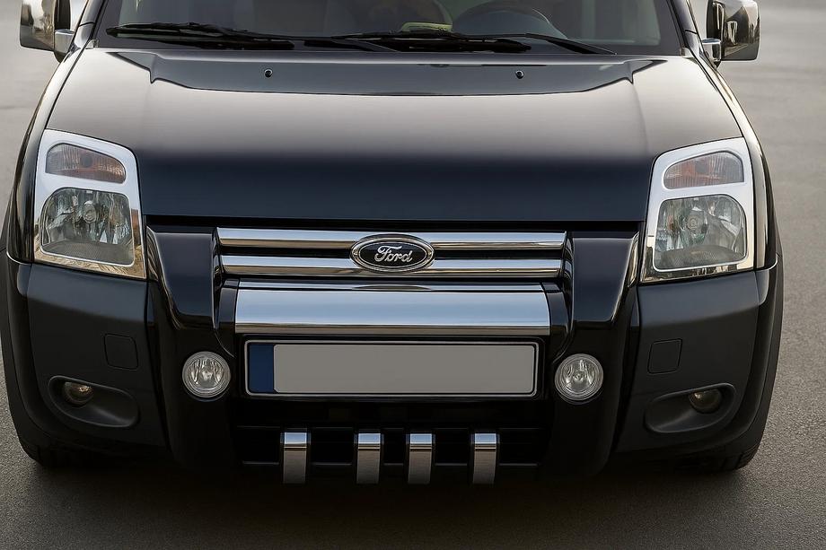 Ford Connect 2006–2009 Strålkastarlister (2 st, rostfritt stål) Image