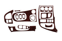 Kia Shuma 1998–2001 Instrumentpanelsdekor Mörkt trä foto 1