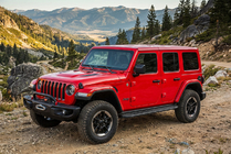 Jeep Wrangler 2018– Sidosteg Bosphorus Black (2 st, aluminium) foto 1