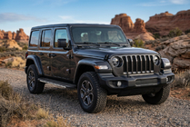 Jeep Wrangler 2018– Sidosteg Bosphorus Grey (2 st, aluminium) foto 1