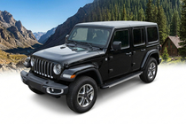 Jeep Wrangler 2018– Sidosteg Maya V1 (2 st, aluminium) foto 1