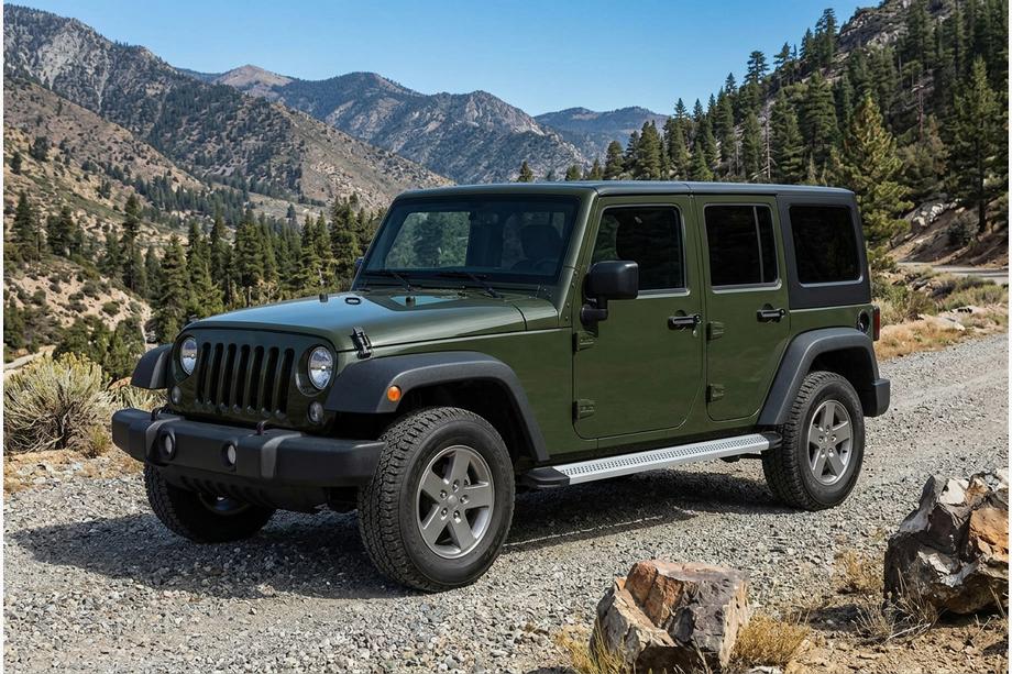 Jeep Wrangler 2018– Sidosteg Maya V2 (2 st, aluminium) Image