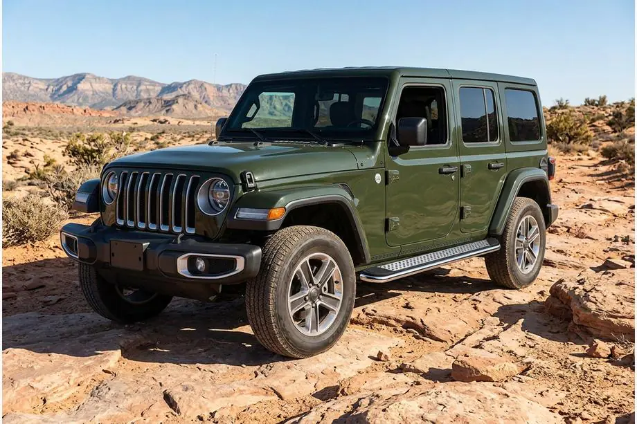Jeep Wrangler 2018– Sidosteg Maydos V2 (2 st, aluminium) Image