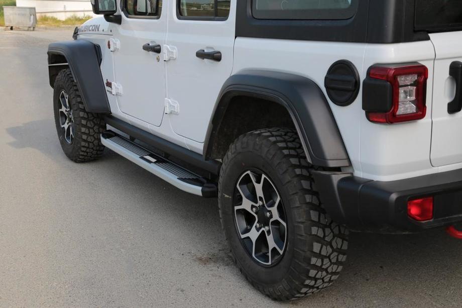 Jeep Wrangler 2018– Mevsim Grey sidosteg (2 st, aluminium) Image