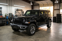 Jeep Wrangler 2018– Sidosteg Allmond Grey (2 st, aluminium) foto 1