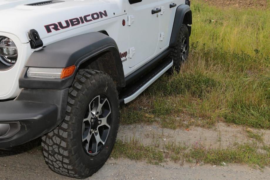 Jeep Wrangler 2018– Sidosteg Fullmond (2 st, aluminium) Image