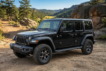 Jeep Wrangler 2018– Sidosteg Tayga Black (2 st, aluminium) foto 1