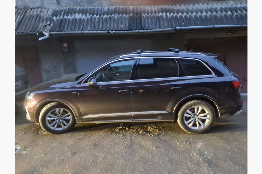 Audi Q7 2015–2026 Takräckets tvärbalkar för integrerade takrails Skybar (2 st) Svart Foto 6
