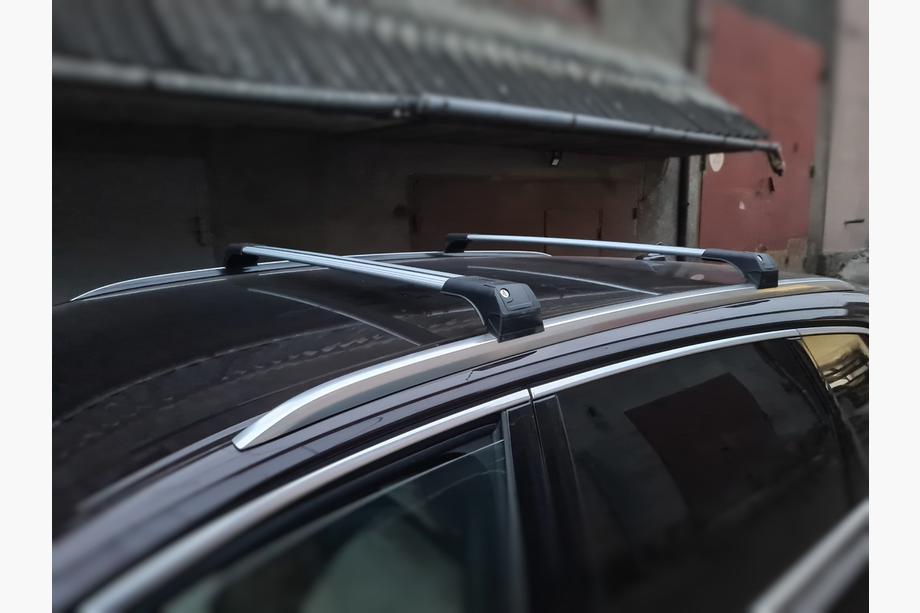 Audi Q7 2015–2026 Takräckets tvärbalkar för integrerade takrails Skybar (2 st) Svart Foto 5