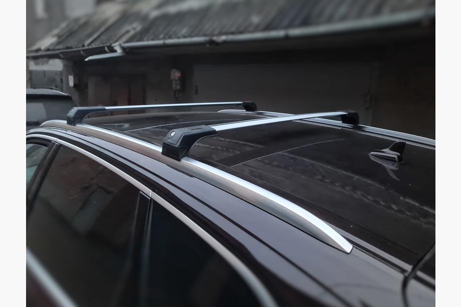 Audi Q7 2015–2026 Takräckets tvärbalkar för integrerade takrails Skybar (2 st) Svart Foto 3