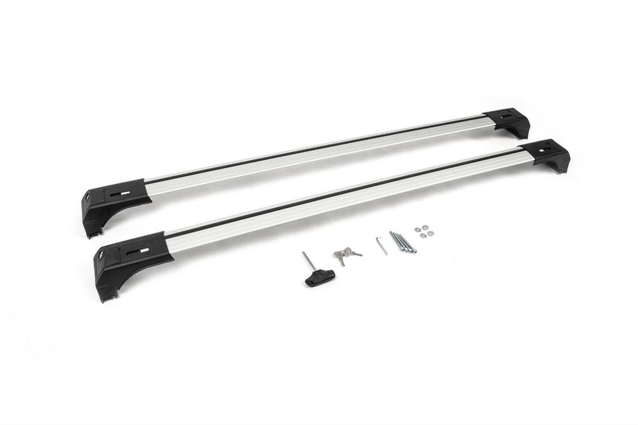 Audi Q7 2015–2026 Takräckets tvärbalkar för integrerade takrails Skybar (2 st) Svart Foto 10