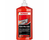 Sonax NanoPro färgpolish med vax röd 500 ml foto 1