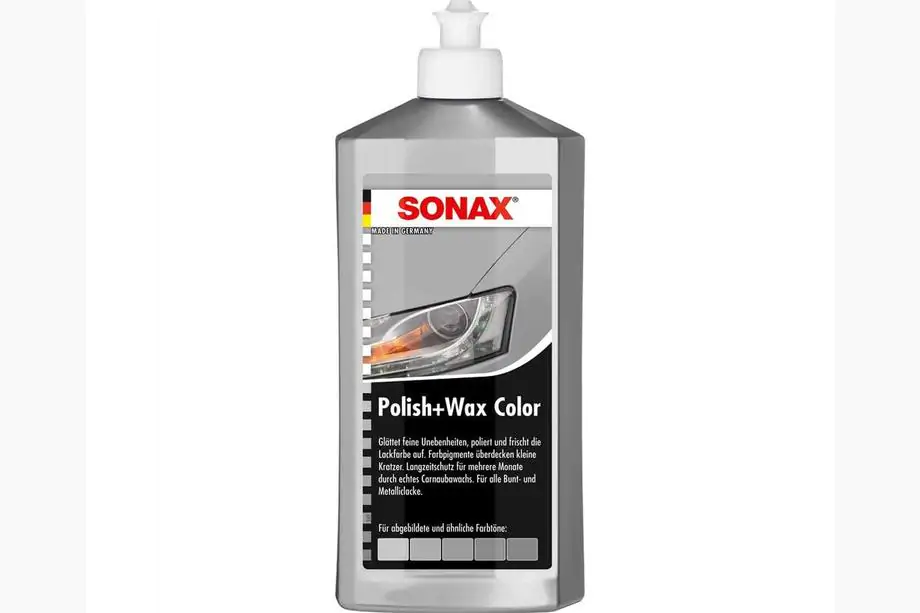 Sonax NanoPro färgat vaxpolish grå 250 ml Foto 1