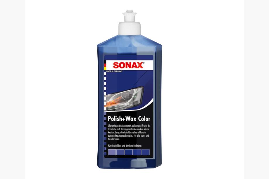 Sonax NanoPro färgat polermedel med vax blå 250 ml Image