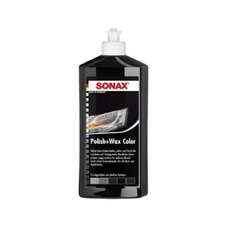 Sonax NanoPro färgat vaxpolish svart 500 ml foto 1