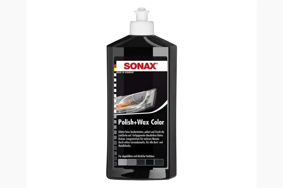 Sonax NanoPro färgat vaxpolish svart 500 ml Foto 1