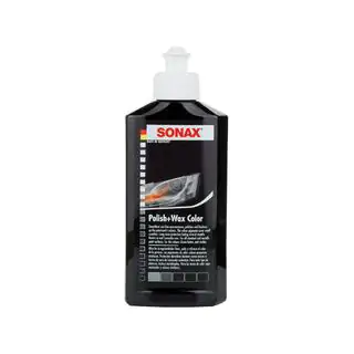 Sonax NanoPro färgpolish med vax, svart 250 ml foto 1