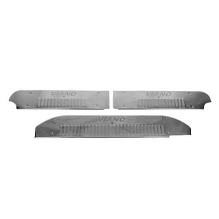Invändiga instegslister Carmos V4 (rostfritt stål) Mercedes Viano 2004–2014 foto 2
