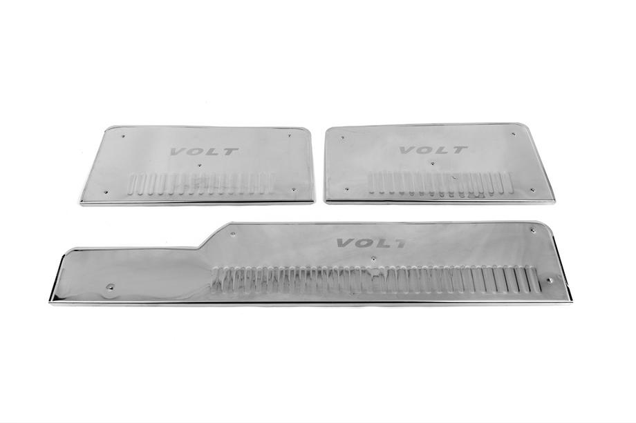 Volkswagen LT 1995–2006 Invändiga instegslister Carmos V2 (3 st, rostfritt stål) Image