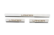 Mitsubishi Lancer 9 2004–2008 REA! Carmos instegslister (3 st, rostfritt stål) foto 1
