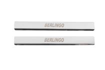 Citroen Berlingo 1996–2008 Tröskelskydd Carmos V2 (2 st, rostfritt stål) foto 1