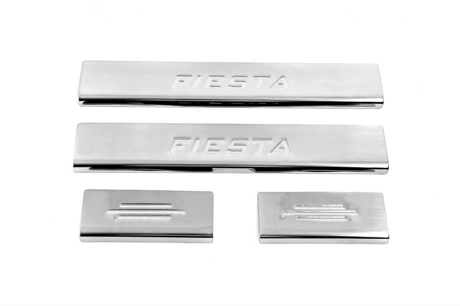 Ford Fiesta 2002–2008 Carmos V2 instegslister (4 st, rostfritt stål) Image