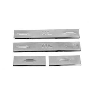 Carmos V2 instegslister (4 st, rostfritt stål) Mercedes ML W164 2005–2011 foto 2
