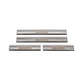 Carmos V3 instegslister (4 st, rostfritt stål) Volkswagen Amarok 2010–2022 foto 1