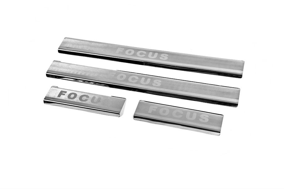 Ford Focus I 1998–2005 Carmos V2 instegslister (4 st, rostfritt stål) Image