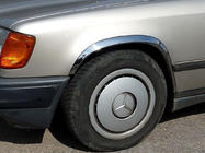 Mercedes E-class W124 1984–1997 Hjulbågslister 1985-1989 (4 st, rostfritt stål) foto 1