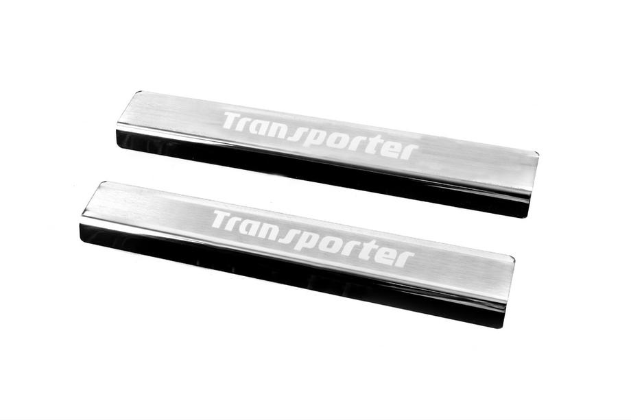 Volkswagen T5 Transporter 2003–2010 Carmos V3 instegslister (2 st, rostfritt stål) Image