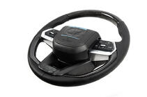 Toyota Land Cruiser 200 2007–2021 Ratt med airbag i 2025-design (äkta kolfiber) foto 3