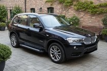 BMW X3 F25 2011–2018 Sidosteg Vision New Black (2 st, aluminium) foto 1