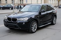BMW X3 F25 2011–2018 Sidosteg Tayga V2 (2 st, aluminium) foto 1