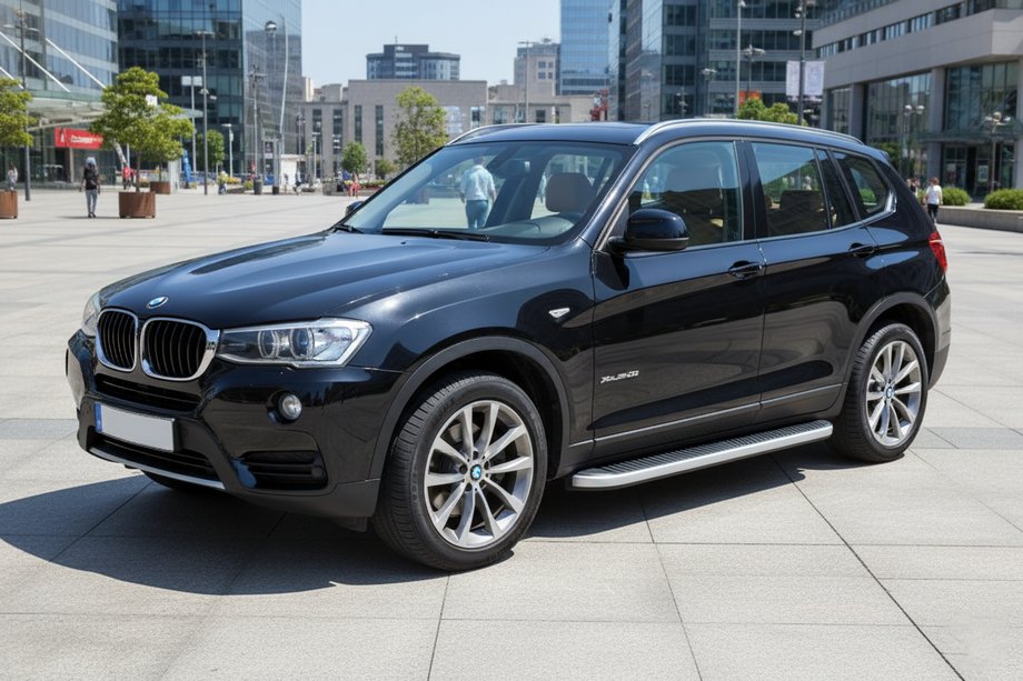 BMW X3 F25 2011–2018 Sidosteg Tayga Grey (2 st, aluminium) Image