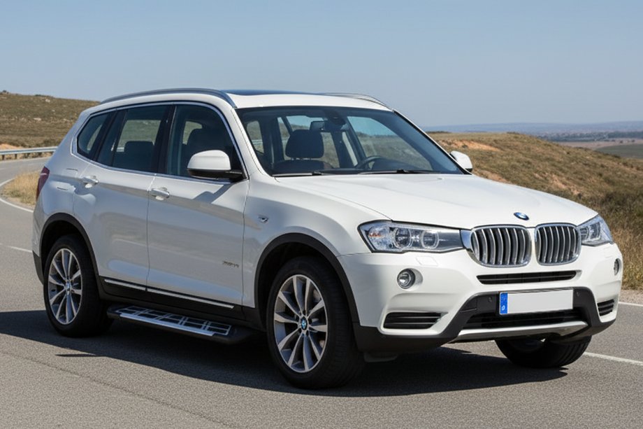 BMW X3 F25 2011–2018 Sidosteg Sunrise (2 st, aluminium) Image