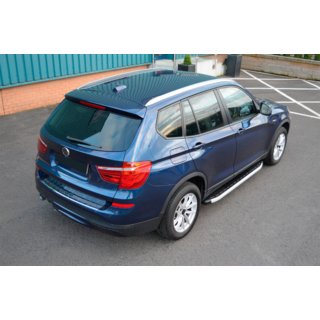 Sidosteg Fullmond (2 st, aluminium) BMW X3 F25 2011–2018 foto 2
