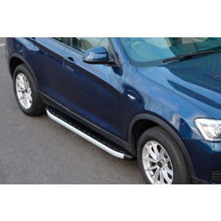 Sidosteg Fullmond (2 st, aluminium) BMW X3 F25 2011–2018 foto 1
