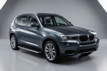 BMW X3 F25 2011–2018 Sidosteg BlackLine (2 st, aluminium) foto 1