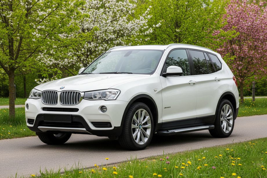 BMW X3 F25 2011–2018 Sidosteg Allmond Grey (2 st, aluminium) Image