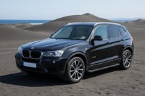 BMW X3 F25 2011–2018 Sidosteg Allmond Black (2 st, aluminium) foto 1