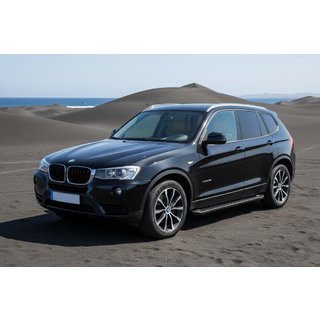 Sidosteg Allmond Black (2 st, aluminium) BMW X3 F25 2011–2018 foto 1
