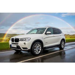 Sidosteg Rainbow (2 st, aluminium) BMW X3 F25 2011–2018 foto 1