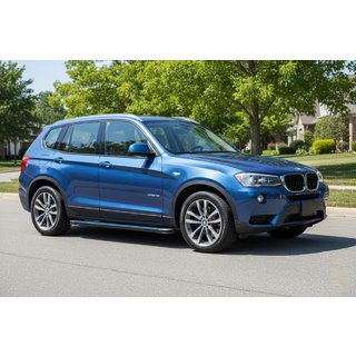 Sidosteg Maya Blue (2 st, aluminium) BMW X3 F25 2011–2018 foto 1