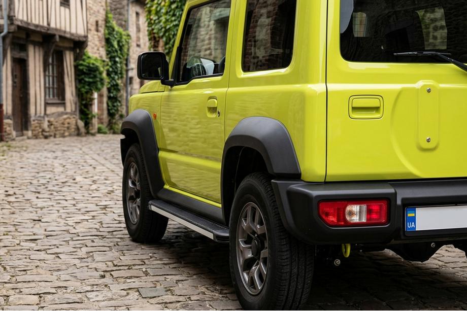 Suzuki Jimny 2018– Sidosteg Maya V1 (2 st, aluminium) Image