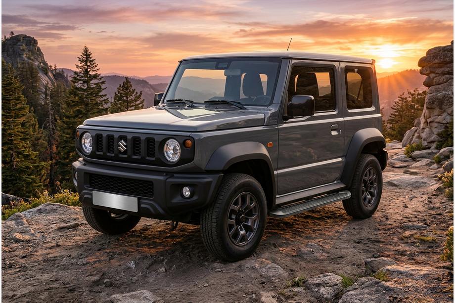 Suzuki Jimny 2018– Sidosteg Allmond Black (2 st, aluminium) Image